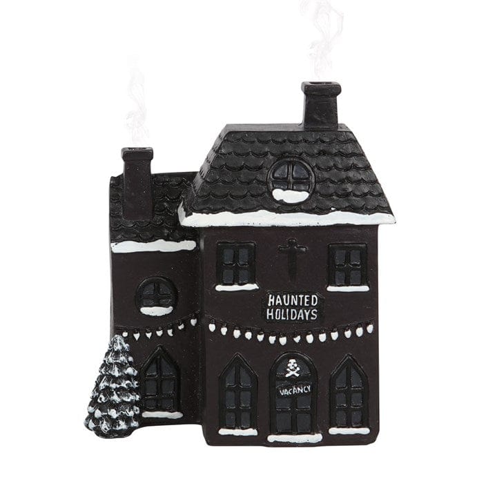 Something Different Haunted Holiday House Incense Cone Burner
