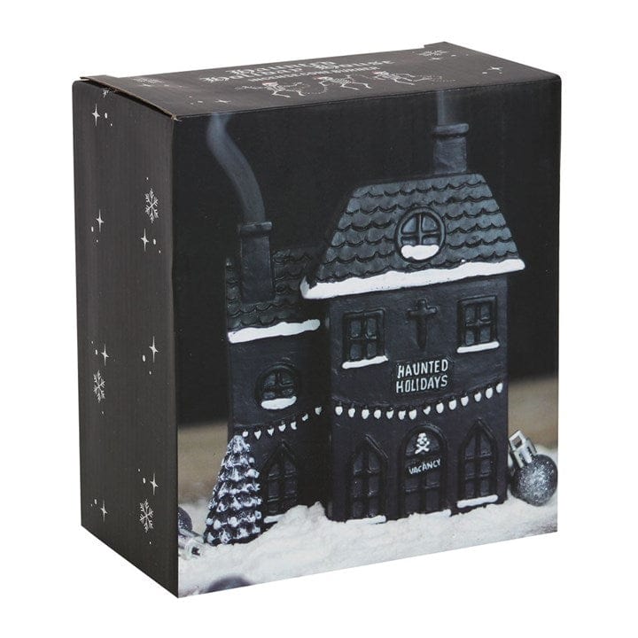 Something Different Haunted Holiday House Incense Cone Burner