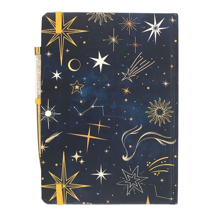 Something Different Leave A Little Sparkle A5 Notebook with Citrine Pen
