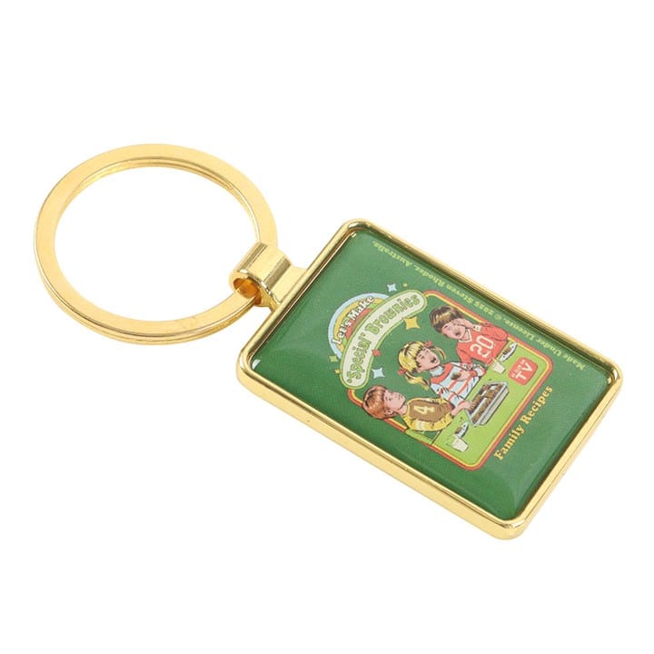 Something Different Let's Make Brownies Keyring
