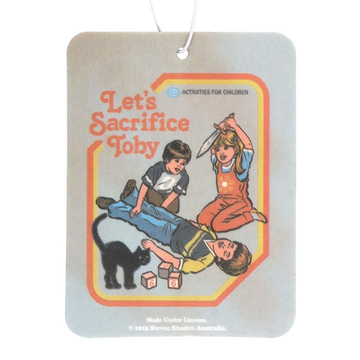 Something Different Let's Sacrifice Toby Vanilla Air Freshener