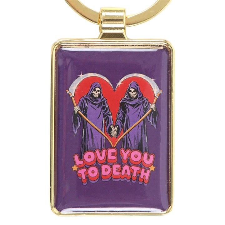 Something Different Love You To Death Keyring