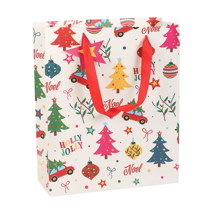 Something Different Nostalgic Christmas Print Gift Bag