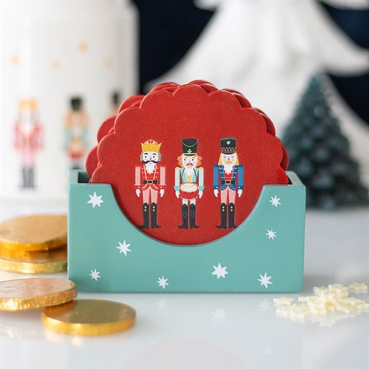 Something Different Nutcracker Coaster Set