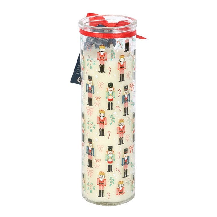 Something Different Nutcracker Print Festive Spice Tube Candle