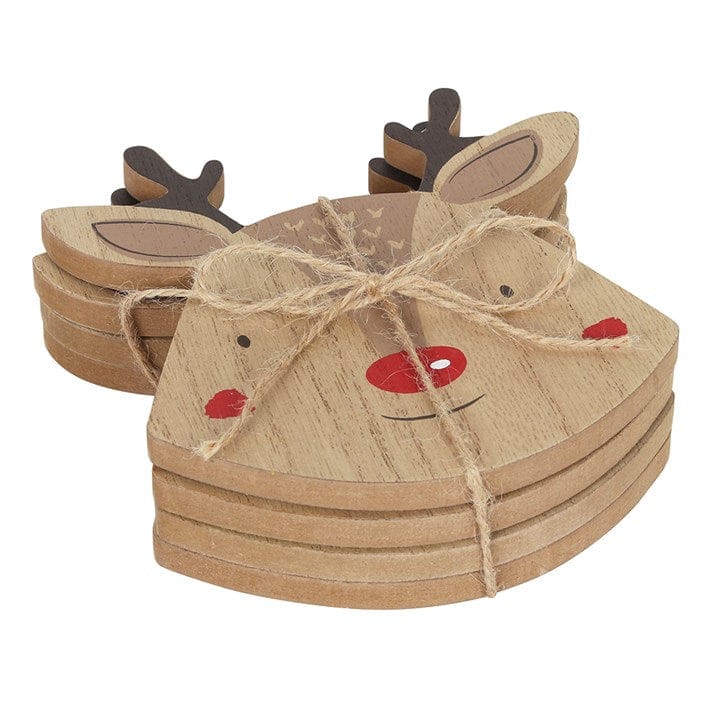 Something Different Reindeer Coaster Set