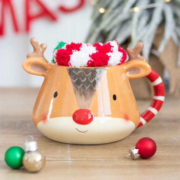 Something Different Reindeer Mug and Socks Set