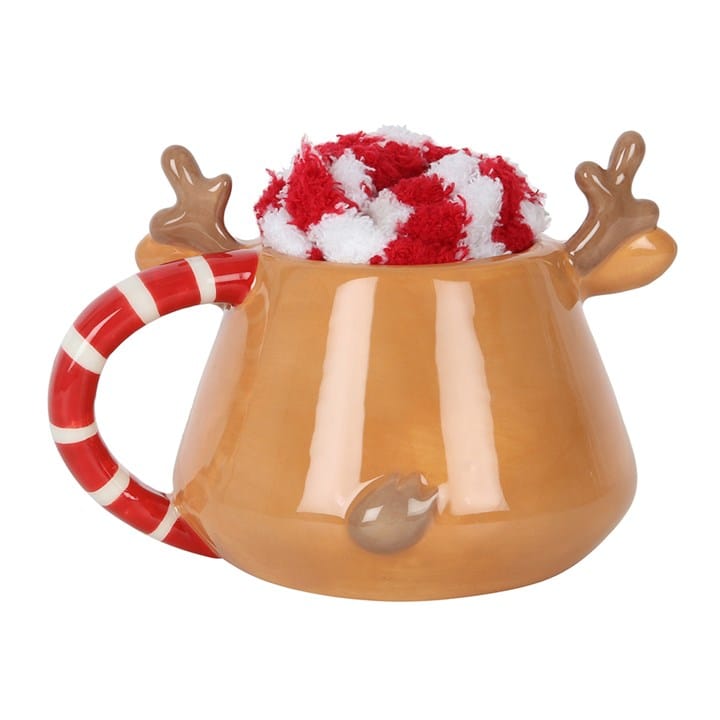 Something Different Reindeer Mug and Socks Set
