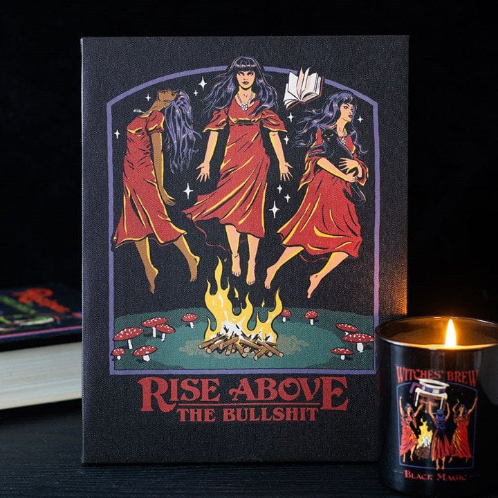Something Different Rise Above the Bullshit Canvas Plaque