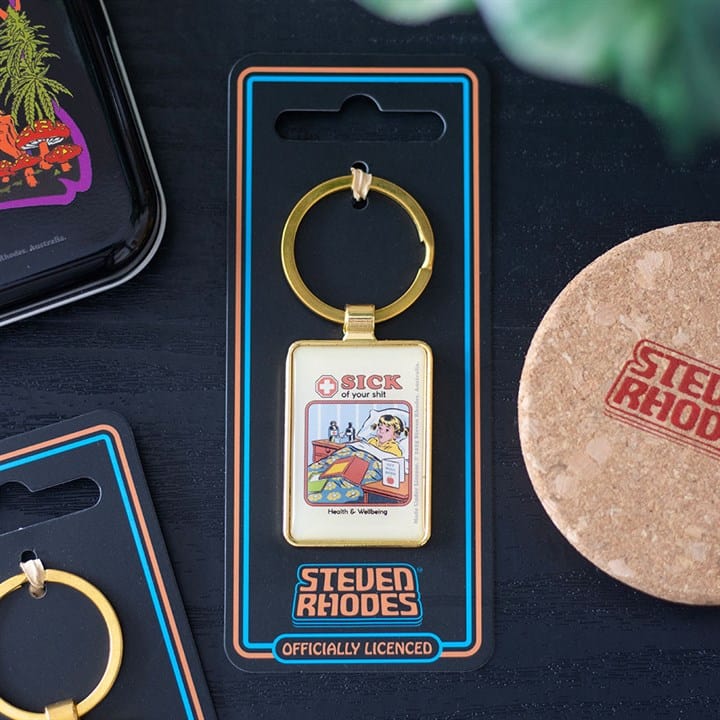 Something Different Sick of Your Shit Keyring