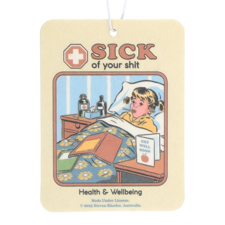 Something Different Sick of Your Shit Peach Air Freshener