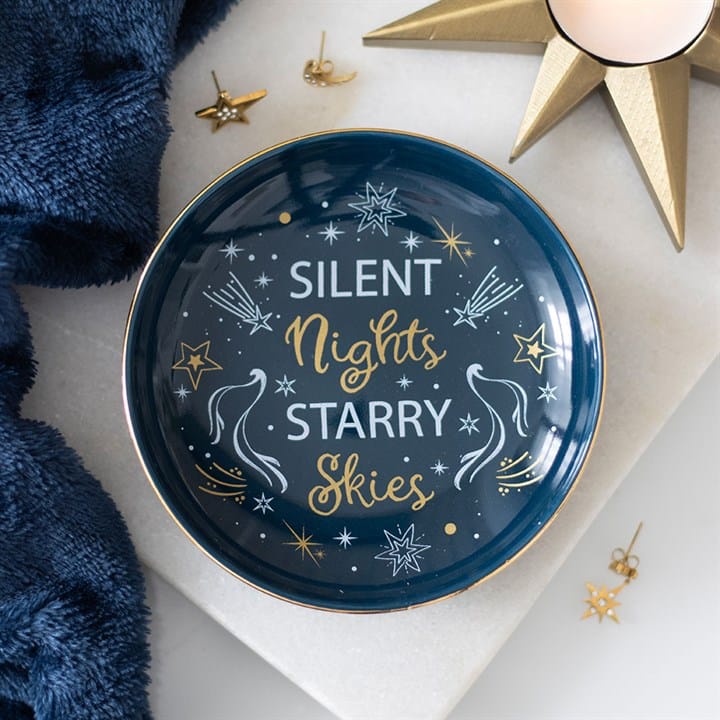Something Different Silent Nights Starry Skies Trinket Dish