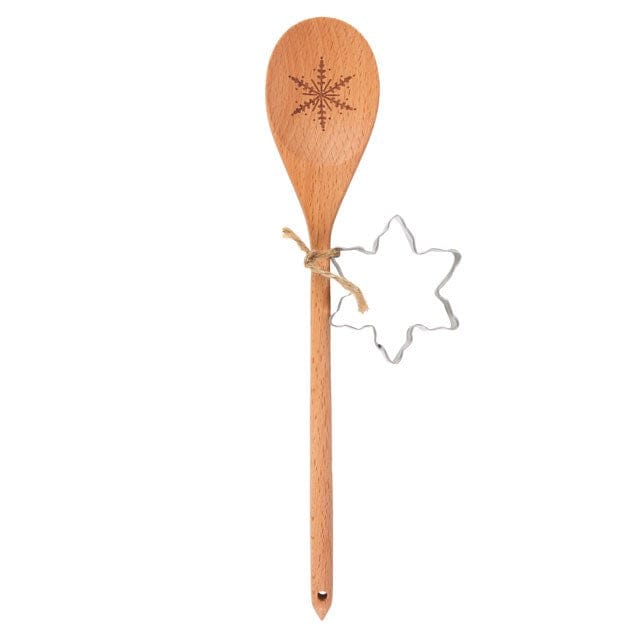 Something Different Snowflake Wooden Spoon Baking Set