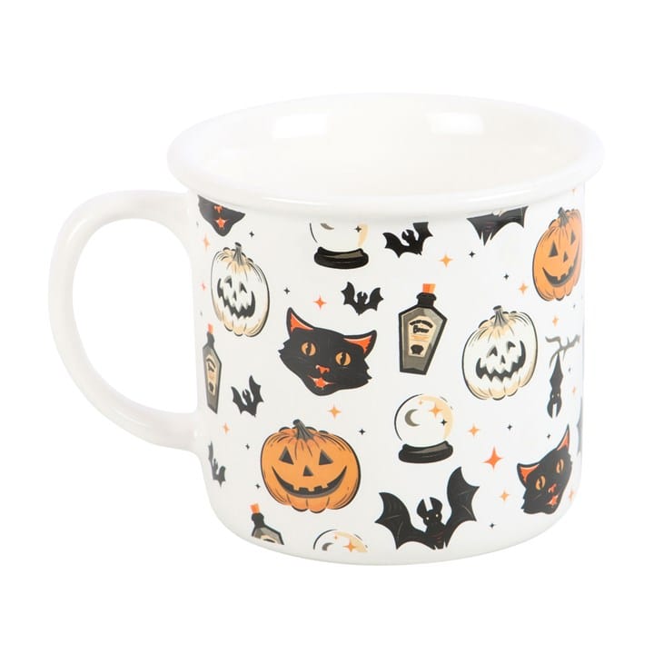 Something Different Spooky Cat and Pumpkin Mug