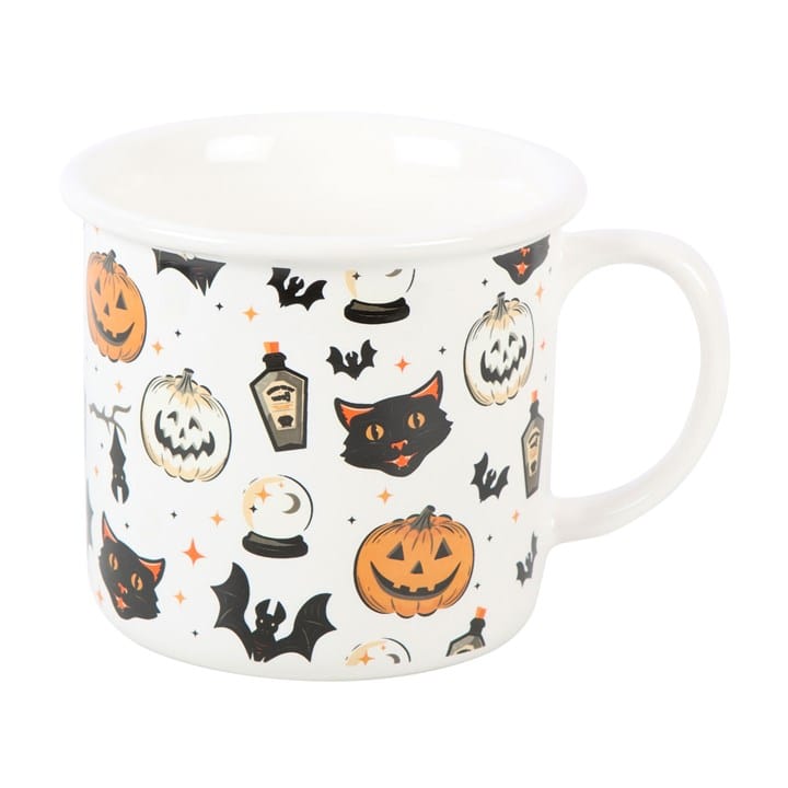 Something Different Spooky Cat and Pumpkin Mug