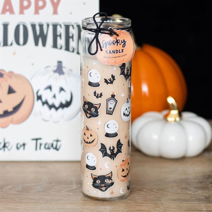 Something Different Spooky Spiced Pumpkin Tube Candle