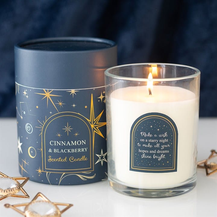 Something Different Starry Night Cinnamon & Blackberry Candle