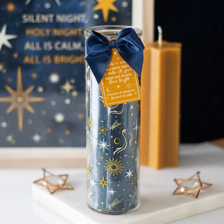 Something Different Starry Night Cinnamon & Blackberry Tube Candle