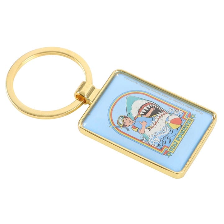 Something Different Stay Positive Keyring