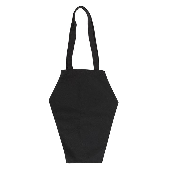Something Different The Creepier the Better Coffin Shaped Tote Bag