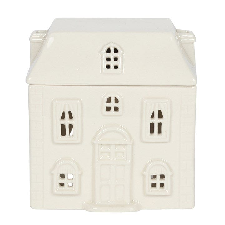 Something Different White Ceramic House Oil Burner