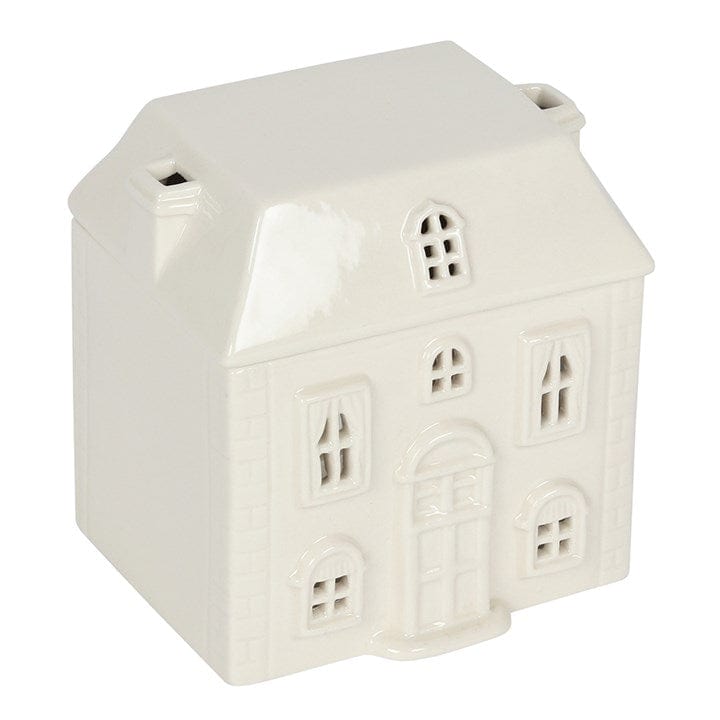 Something Different White Ceramic House Oil Burner