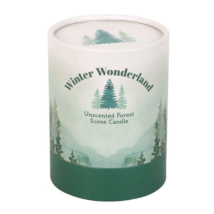 Something Different Winter Wonderland Candle with Tree Scene