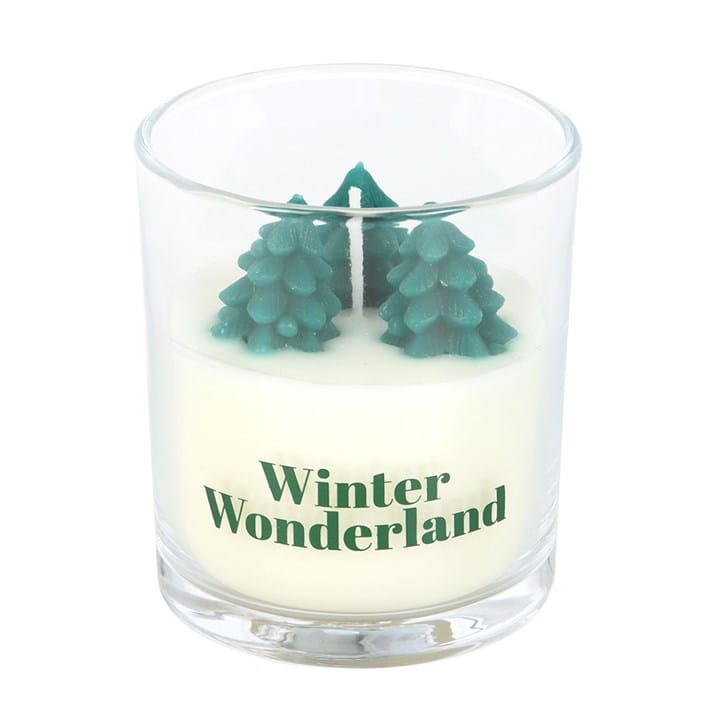 Something Different Winter Wonderland Candle with Tree Scene
