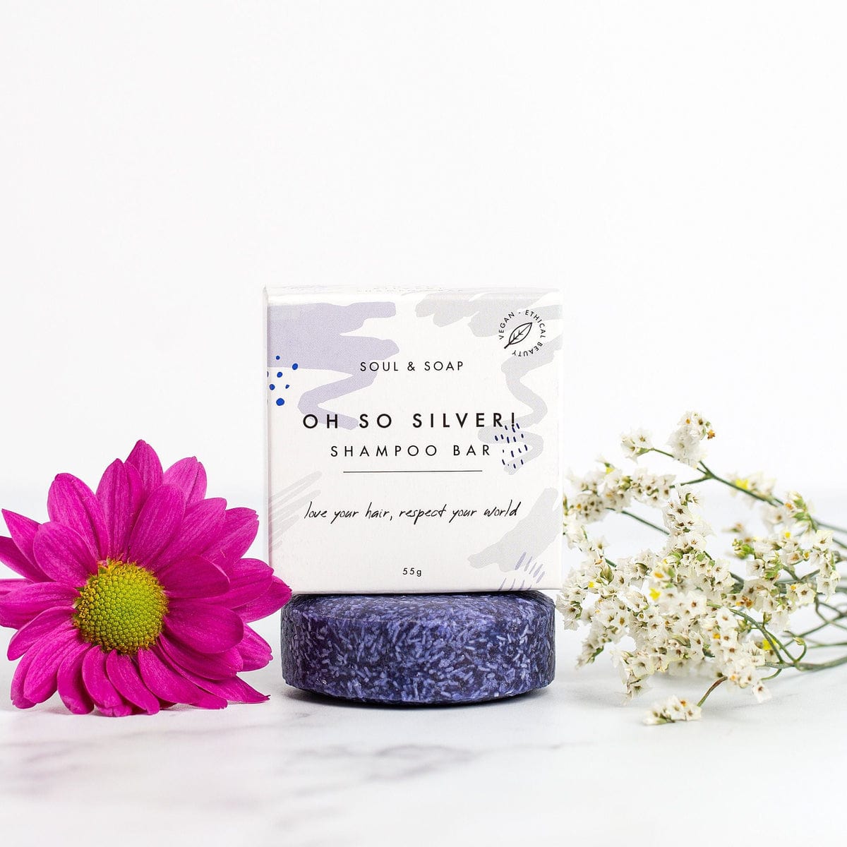 Soul & Soap Oh So Silver Shampoo Bar (Vegan)