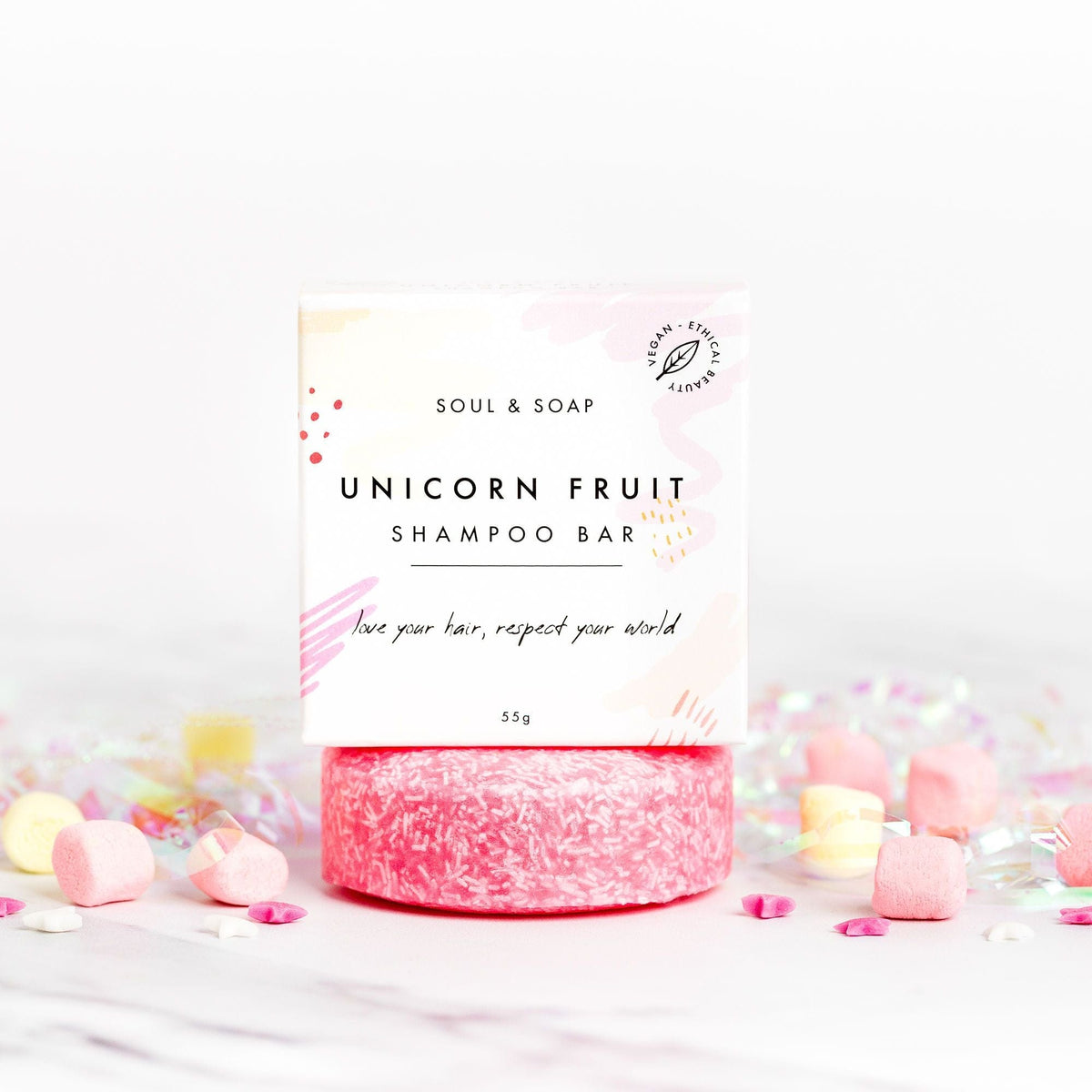 Soul & Soap Unicorn Fruit Shampoo Bar