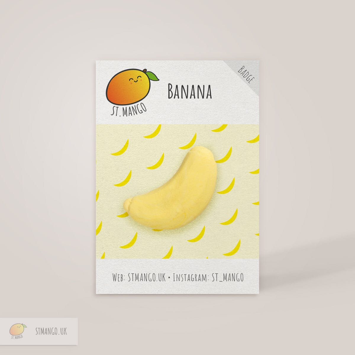 St. Mango Banana Badge