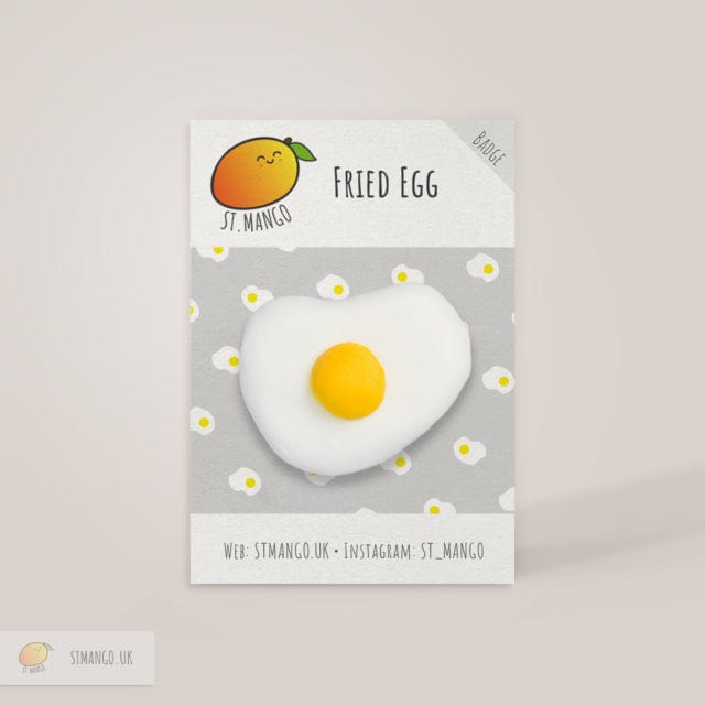 St. Mango Fried Egg Badge