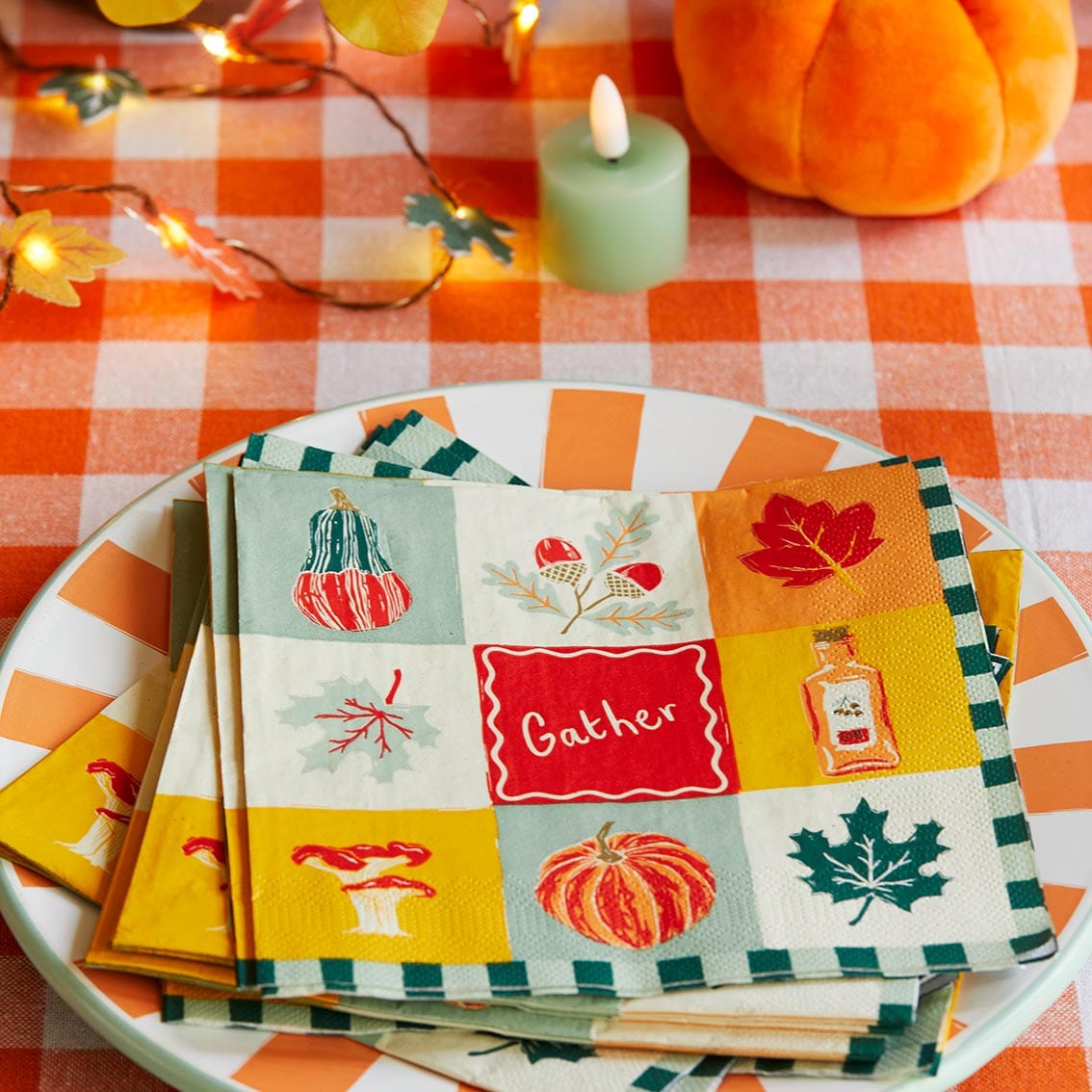 Talking Tables Autumn Hues Paper Napkins