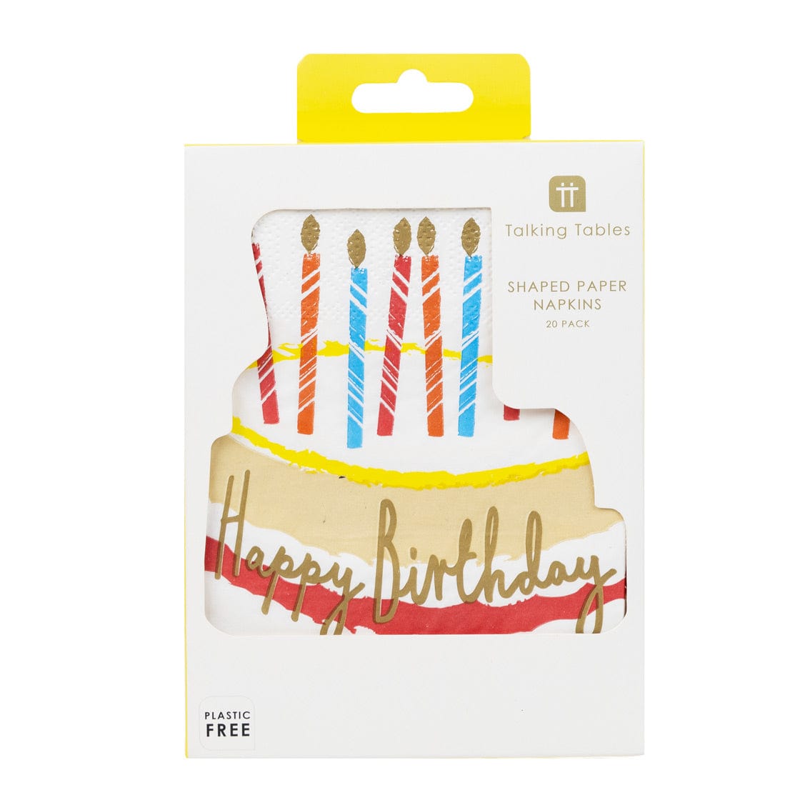 Talking Tables Birthday Cake Paper Napkins
