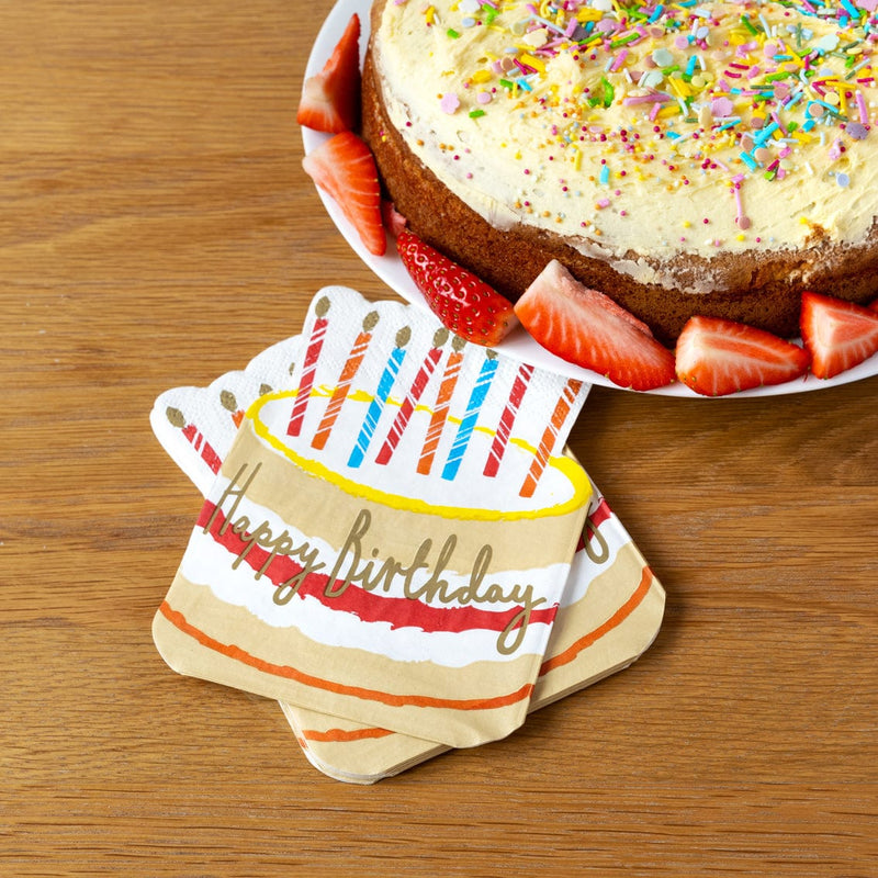 Talking Tables Birthday Cake Paper Napkins