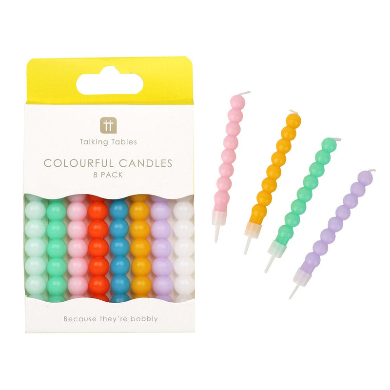 Talking Tables Bobble Birthday Candles