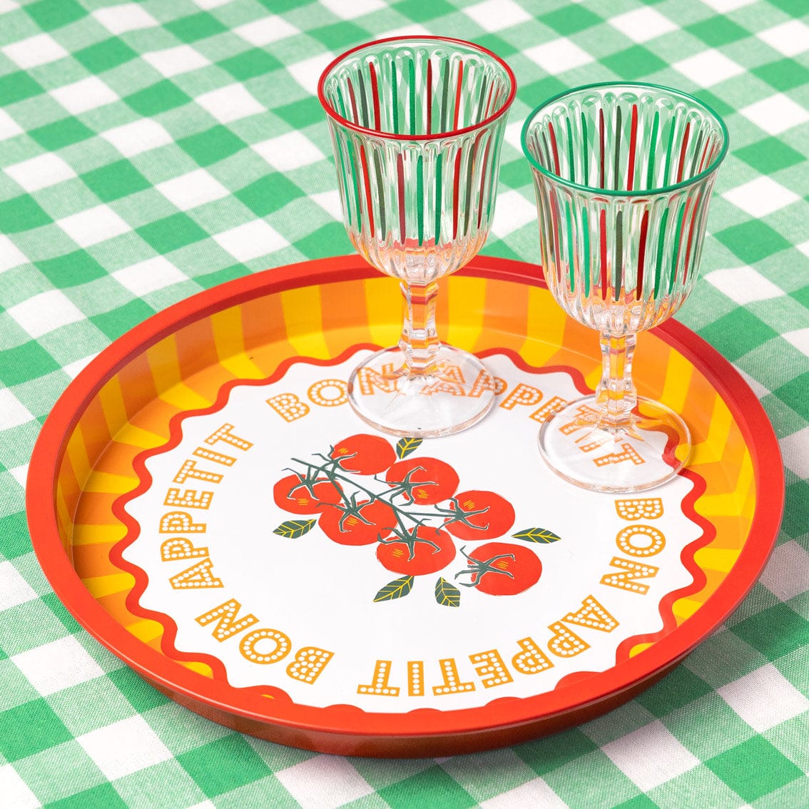 Talking Tables Bon Appetit Tomato Tin Tray