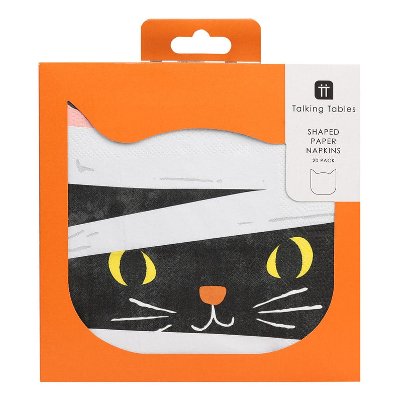 Talking Tables Cat Shaped Paper Napkins - 20 Pack