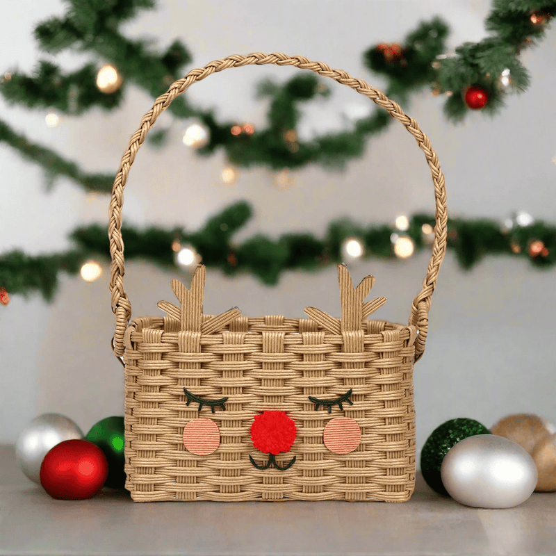 Talking Tables Christmas Recycled Reindeer Shaped Basket