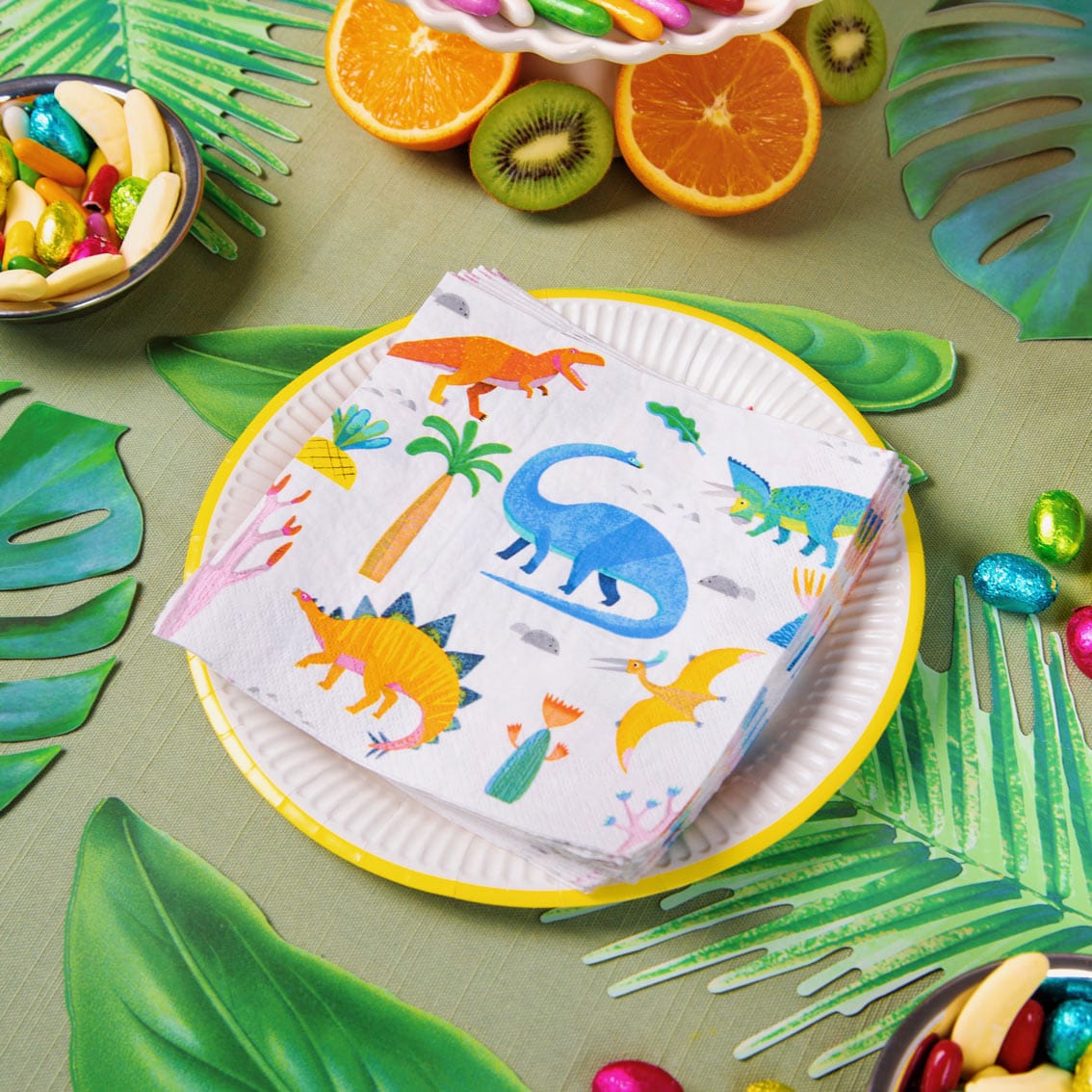 Talking Tables Dinosaur Paper Napkins