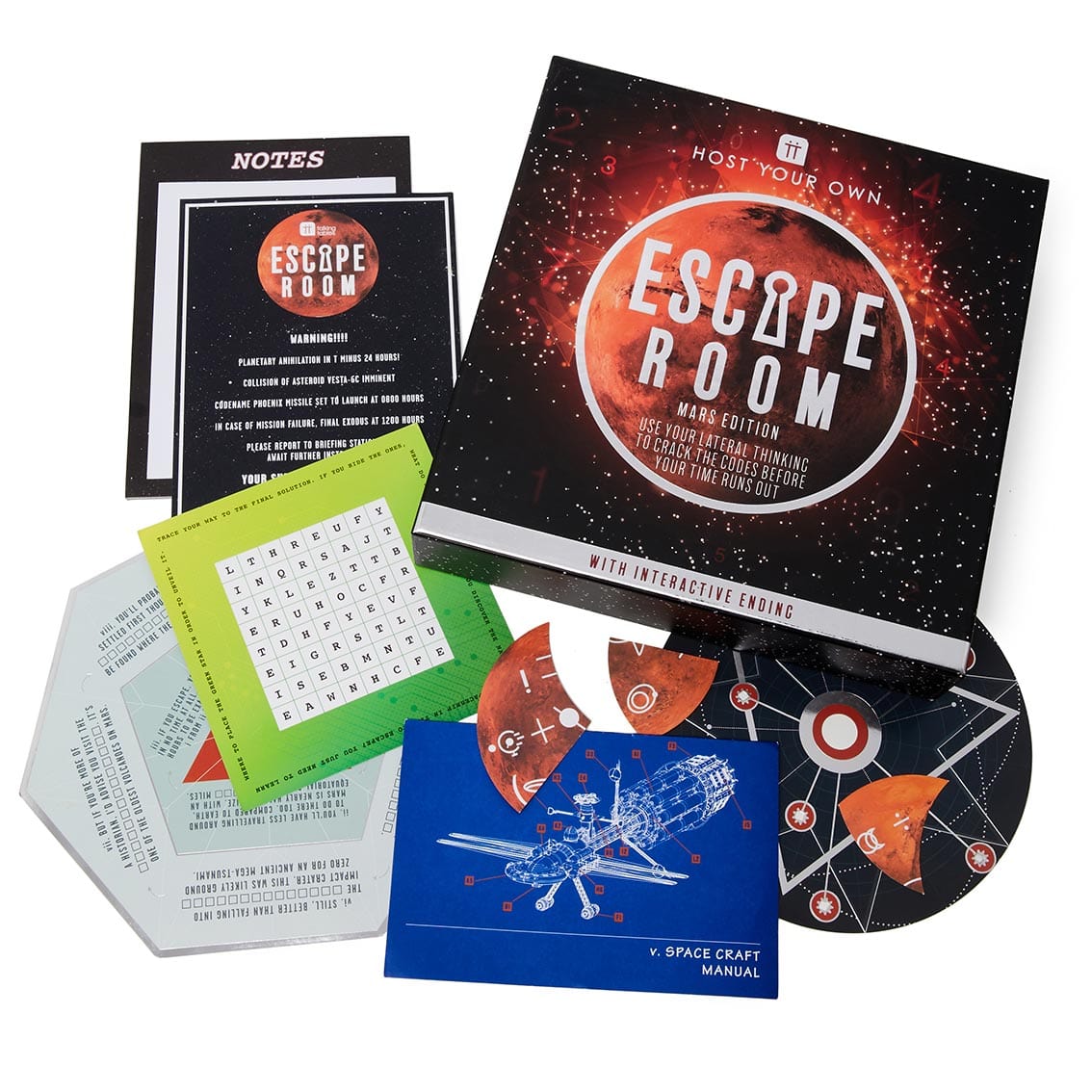 Talking Tables Escape Room Mars Edition