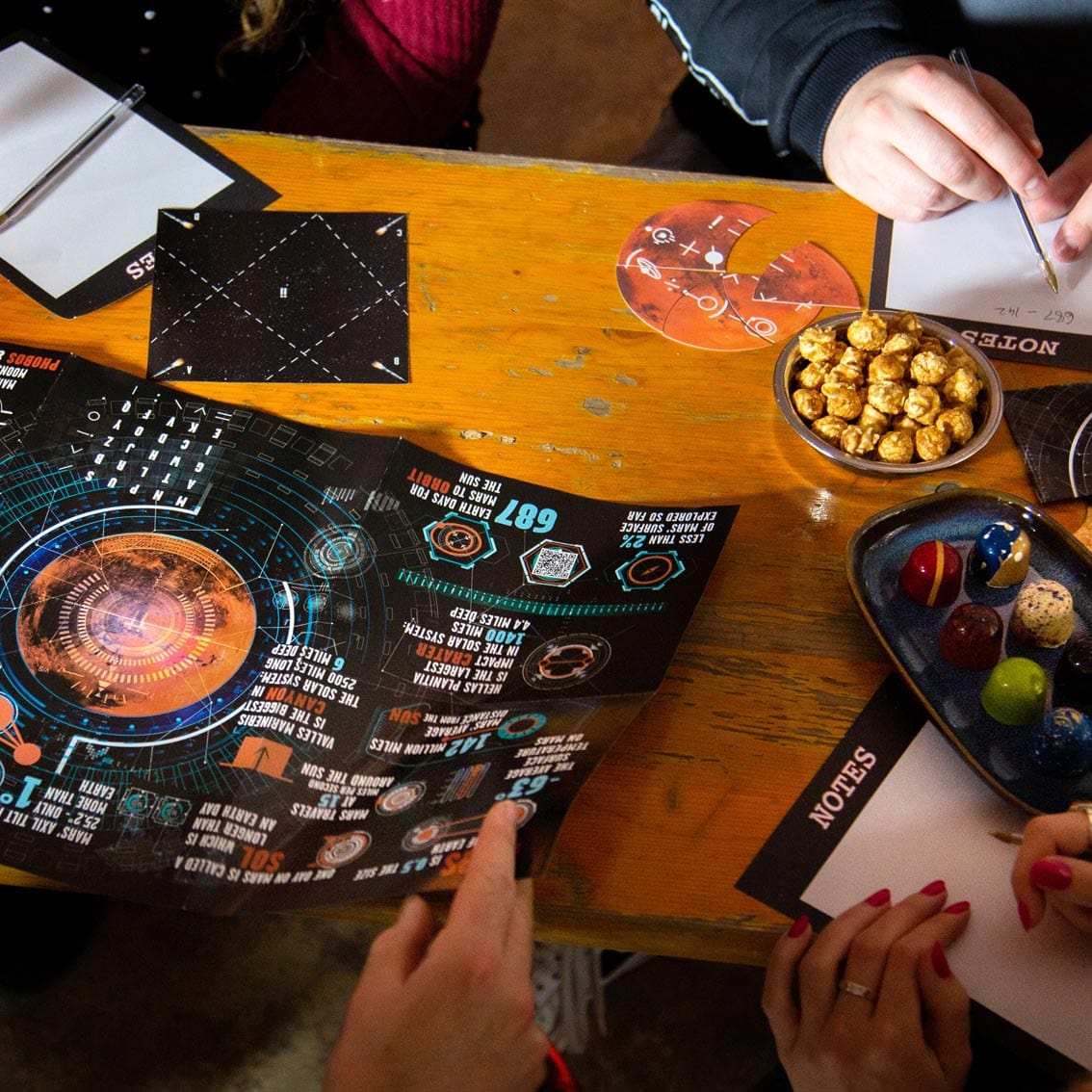 Talking Tables Escape Room Mars Edition