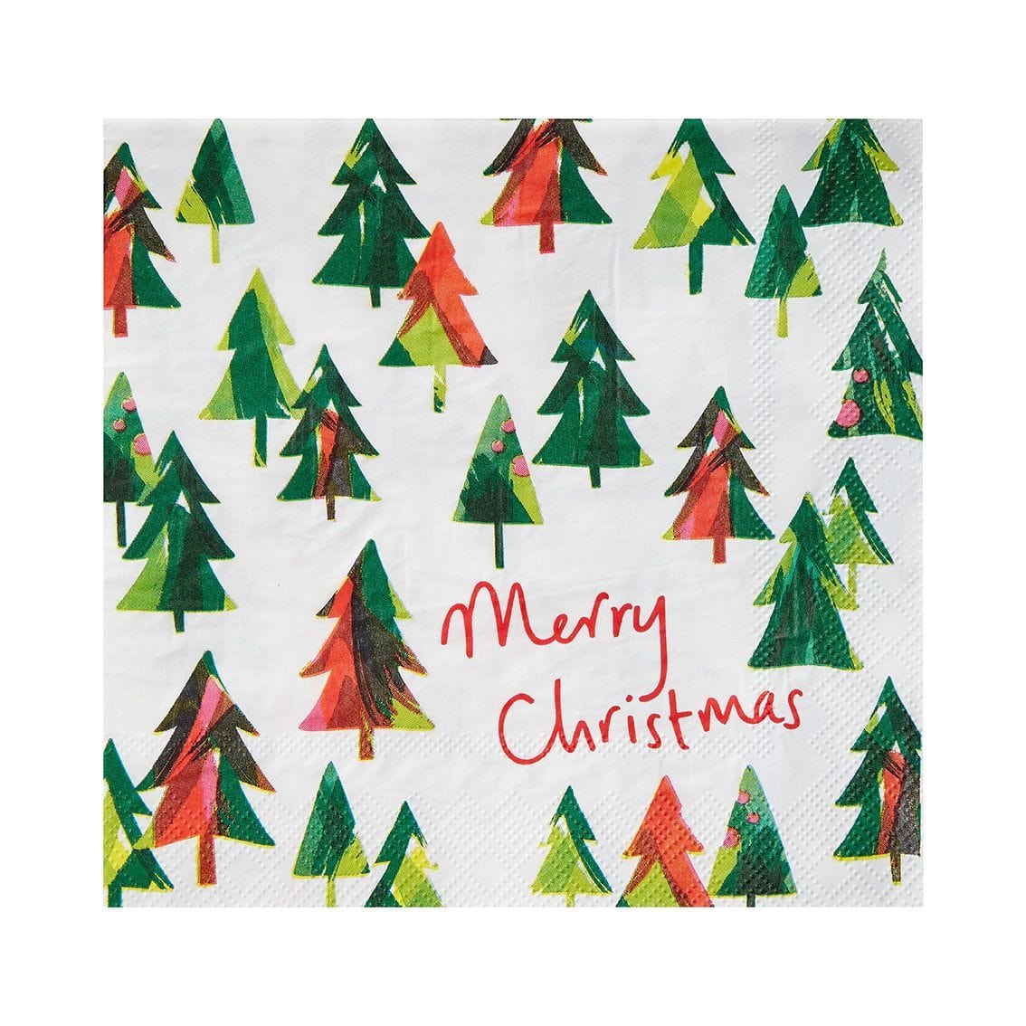 Talking Tables Green Christmas Tree Napkins