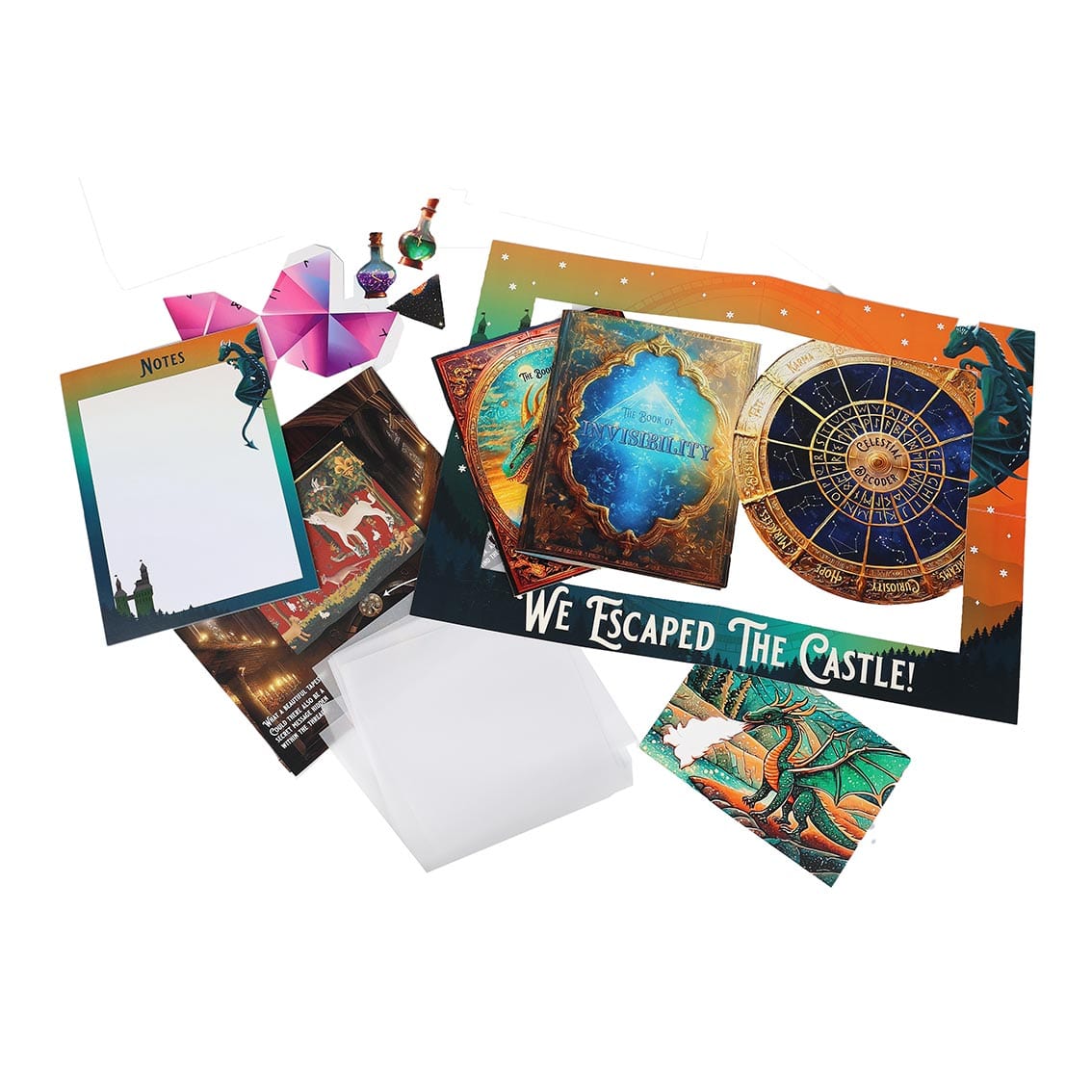 Talking Tables Host Your Own Family Escape Room Game Dragon Edition