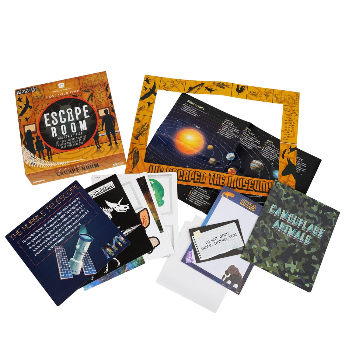Talking Tables Host Your Own Family Escape Room - Museum Edition