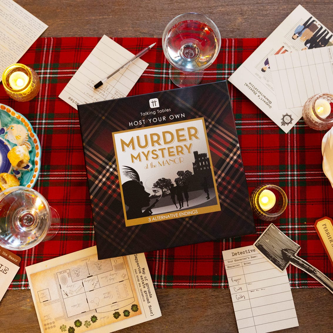 Talking Tables Host Your Own Murder Mystery at the Manor Game