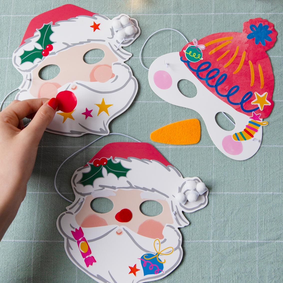 Talking Tables Make Your Own Christmas Masks Kit