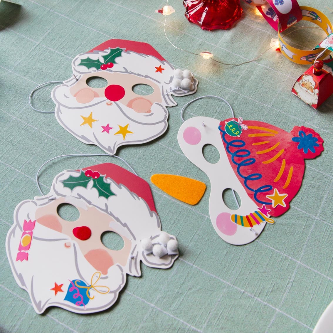 Talking Tables Make Your Own Christmas Masks Kit