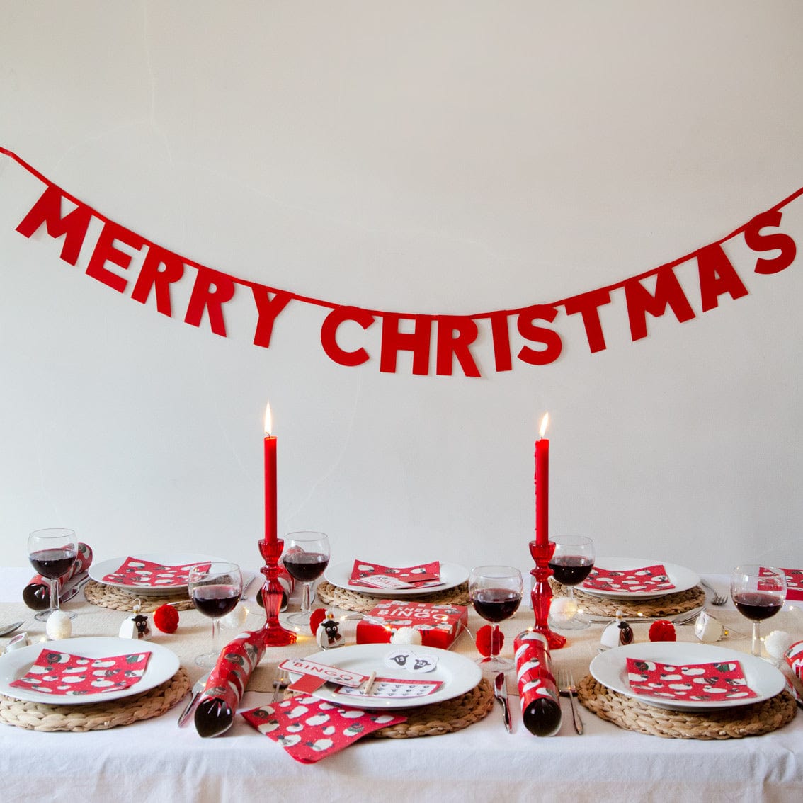 Talking Tables Merry Christmas Garland