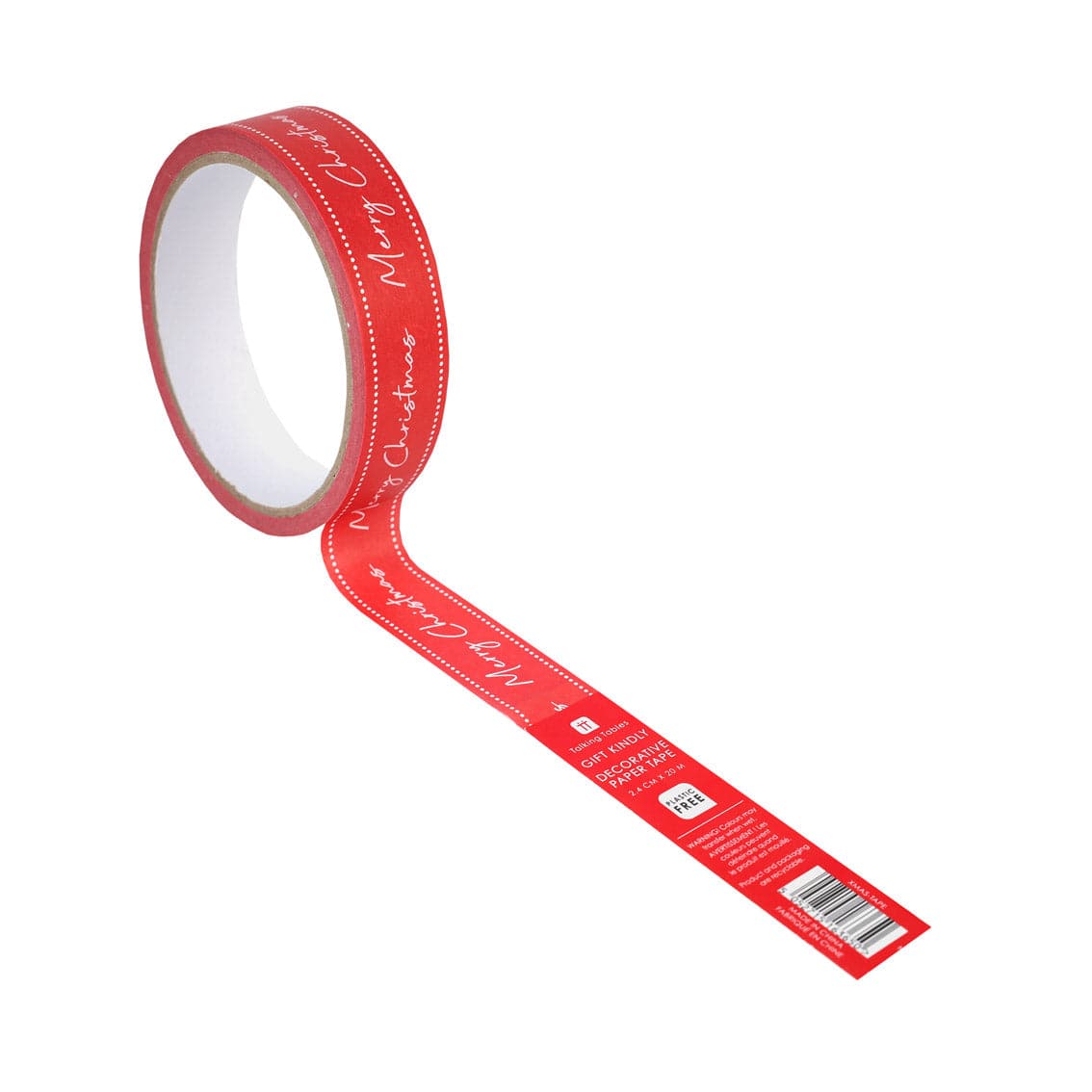 Talking Tables Merry Christmas Paper Tape - 20m
